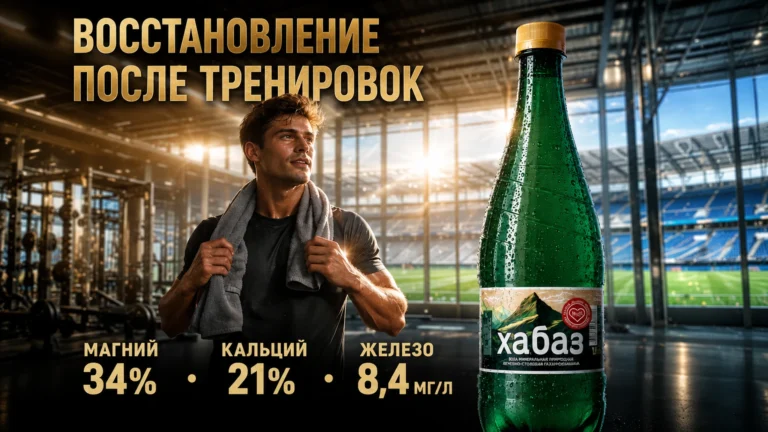 Минеральная вода «Хабаз» для спортсменов и активного образа жизни