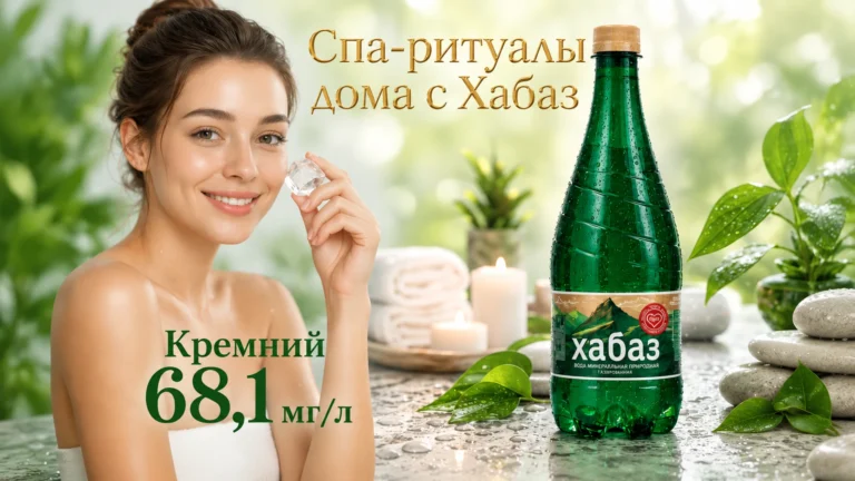 Спа-ритуалы с минеральной водой «Хабаз» для женщин: лед, умывание и питье