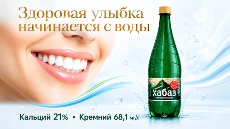 Минеральная вода «Хабаз» для здоровья зубов и десен